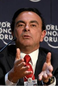 カルロス・ゴーン日産自動車社長（By World Economic Forum from Cologny, Switzerland (World Economic Forum Annual Meeting Davos 2008), via Wikimedia Commons）