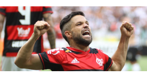 フラメンゴの先制点を挙げた元ブラジル代表ジエゴ（Gilvan Souza/Flamengo）