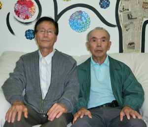 （左から）広瀬副会長、新留相談役
