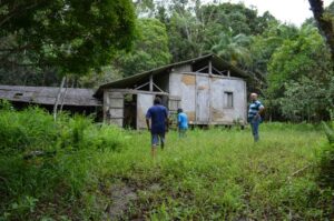 桂植民地の廃屋　中村家（福澤一興氏提供）