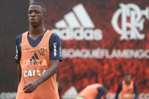 フラメンゴからレアル・マドリードに５５億円で移籍の決まった１６歳のヴィニシウス（Gilvam de Souza/Flamengo）