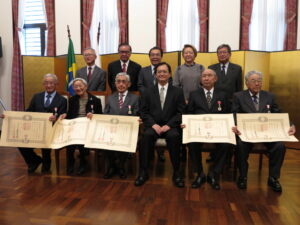 塚田さん、吉安さん、山添さん、中前総領事、辰巳さん、黒木さん