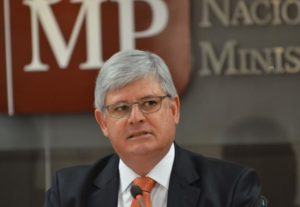 ９月１７日で任期切れとなるロドリゴ・ジャノー連邦検察庁長官（Elza Fiuza/Agência Brasil）