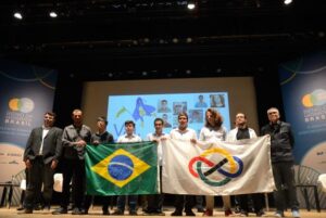 数学五輪に参加したブラジルチーム（Tânia Rêgo/Ag. Brasil/Arquivo）