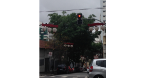 サンパウロ市リベルダーデ地区の信号（参考画像）