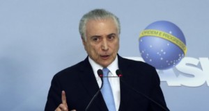 テメル大統領（Valter Campanato/Agência Brasil）