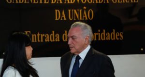 ９日のテメル大統領（Marcos Corrêa/PR）