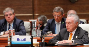 Ｂｒｉｃｓ会議でのテメル大統領（Rogério Melo/PR）