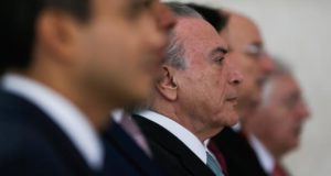 ブラジル全国中小企業の日、記念式典でのテメル大統領（Beto Barata/PR）