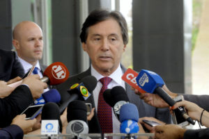 エウニシオ・オリヴェイラ上院議長（Marcos Brandão/Senado Federal）