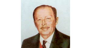 ８期３５年間に渡りパラグァイ大統領を務め、独裁者として君臨したアルフレド・ストロエスネル大統領（ [Public domain], via Wikimedia Commons）