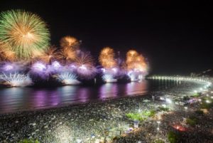 リオ市の毎年恒例の大晦日の年越し花火の様子（参考画像・Gabriel Monteiro/Riotur）