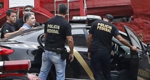 ２２日に逮捕されたガロチーニョ氏（Fernando Frazão/Agência Brasil）