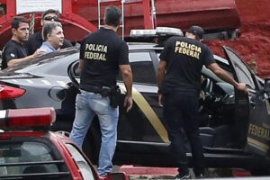 ２２日に逮捕されたガロチーニョ氏（Fernando Frazão/Agência Brasil）