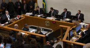 ＳＴＪでの審理の様子（6日、Lula Marques/Liderança do PT na Camara）