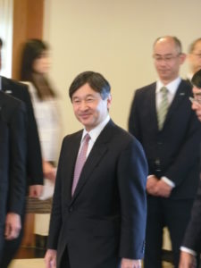 在ブラジル日本国大使館に姿を表わされた皇太子殿下