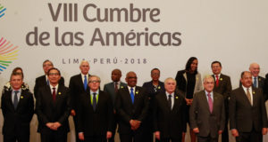 米州首脳会議の主要参加メンバー（Foto: Clauber Cleber Caetano/PR）