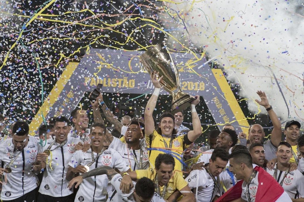 サンパウロ州選手権通算２９回目の優勝を果たしたコリンチャンス（© Daniel Augusto Jr./Ag. Corinthians）