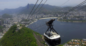 リオ市南部の絶景が見渡せるケーブルカー（Tomaz Silva/Agência Brasil）