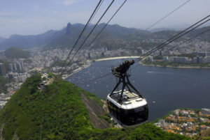 リオ市南部の絶景が見渡せるケーブルカー（Tomaz Silva/Agência Brasil）