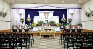 日本の葬儀会場（参考写真）