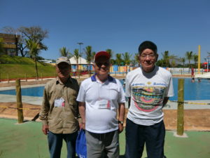 （左から）カンポ・グランデから参加した名嘉さん、永松さん、梅木さん