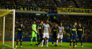 準々決勝でブラジルのクルゼイロを下したボカ（青と黄色のユニフォーム　foto: Cruzeiro）