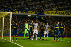 準々決勝でブラジルのクルゼイロを下したボカ（青と黄色のユニフォーム　foto: Cruzeiro）