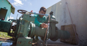 ブラジル北部アクレ州での水道設備工事の様子（参考画像・Arison Jardim/SecomAcre）