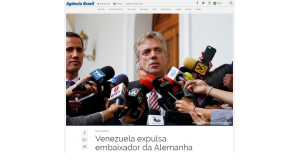 追放されたドイツのクライナー大使（６日付アジェンシア・ブラジルの記事の一部）