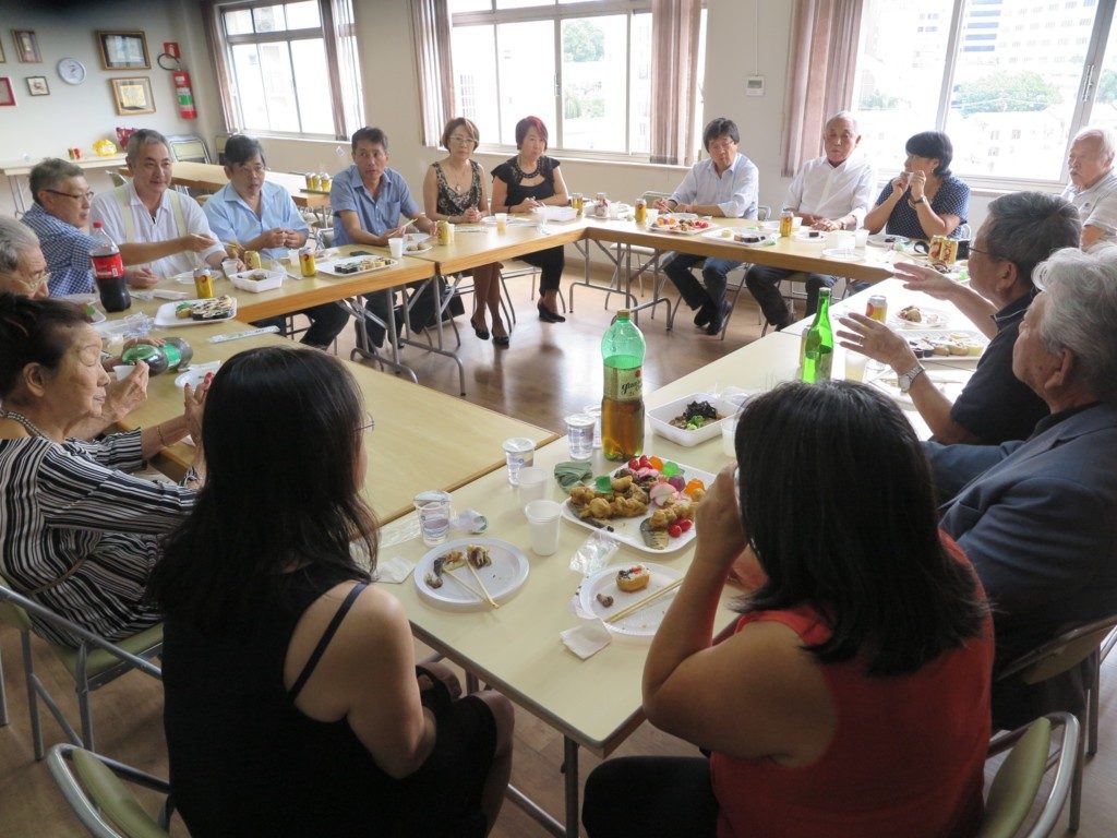 初めての「京都会の昼食会」の様子