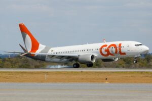 ＧＯＬ社が最初に購入した737Ｍａｘ8型機(Divulgação)