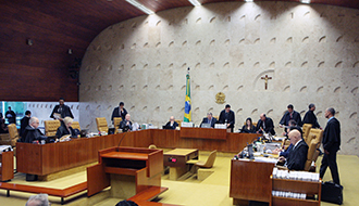 ２９日の最高裁大法廷（Carlos Moura/STF）