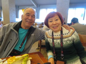 畠山富士雄さんと妻の手島幸子さん