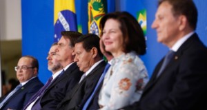 ２４日のボウソナロ大統領（Alan Santos/PR）