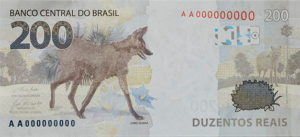 200レアル札の表と裏（ブラジル中央銀行サイトより）