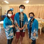 静岡県人会の皆さん（右が川崎ヘレナさん、真ん中が野村さん）