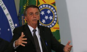 ボルソナロ大統領（Fabio Rodorigues Pozzebem/Agencia Brasil）