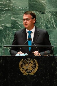 国連でのボルソナロ大統領（Alan Santos/PR）