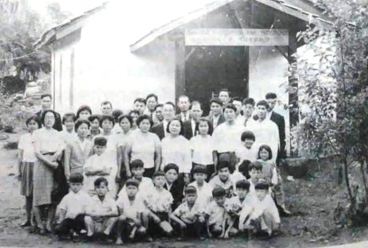 １９６３年にモジに移住した台湾人６家族が最初に建てた長老派教会